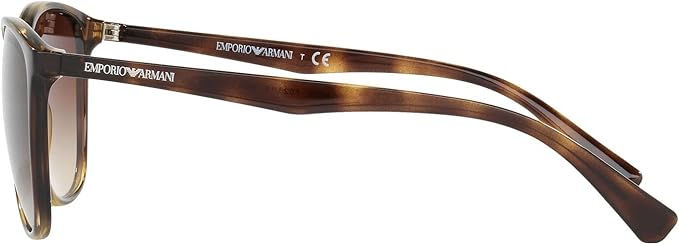 Emporio Armani AR 8043-H 5026-T5 - Havane foncé-marron polarisé par Giorgio Armani pour femme - 54-18-135 mm Lunettes de soleil