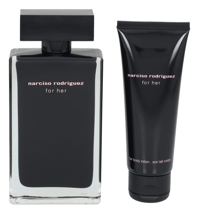 Narciso Rodriguez by Narciso Rodriguez for Women - 2 Pc Gift Set 3.3oz EDT Spray, 2.5oz Body Lotion