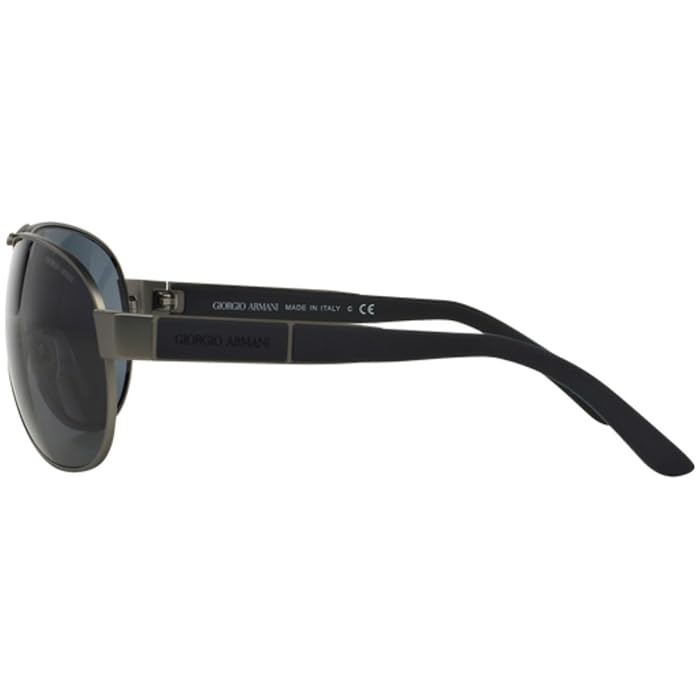 Giorgio Armani AR 6026 3003-81 Frames of Life-Matte Gunmetal Grey-Grey Polarized by Giorgio Armani for Men - 58-15-140 mm Sunglasses