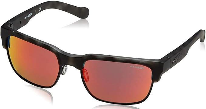 Arnette AN 4205 2332-6Q - Noir Mat Havane-Rouge par Arnette pour Homme - 59-19-130 mm Lunettes de soleil