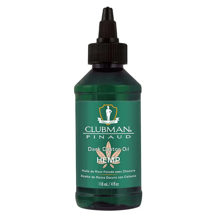 Clubman Pinaud Dark Castor Oil + Hemp, 4 fl oz
