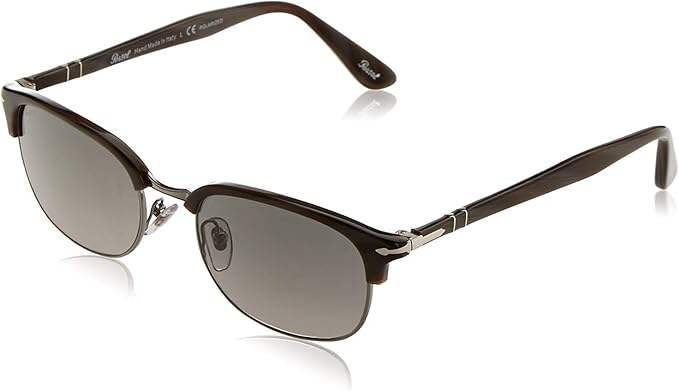 Persol PO8139S 1045-M3 - Dark Horn-Grey Gradient Polarized by Persol for Men - 52-20-145 mm Sunglasses