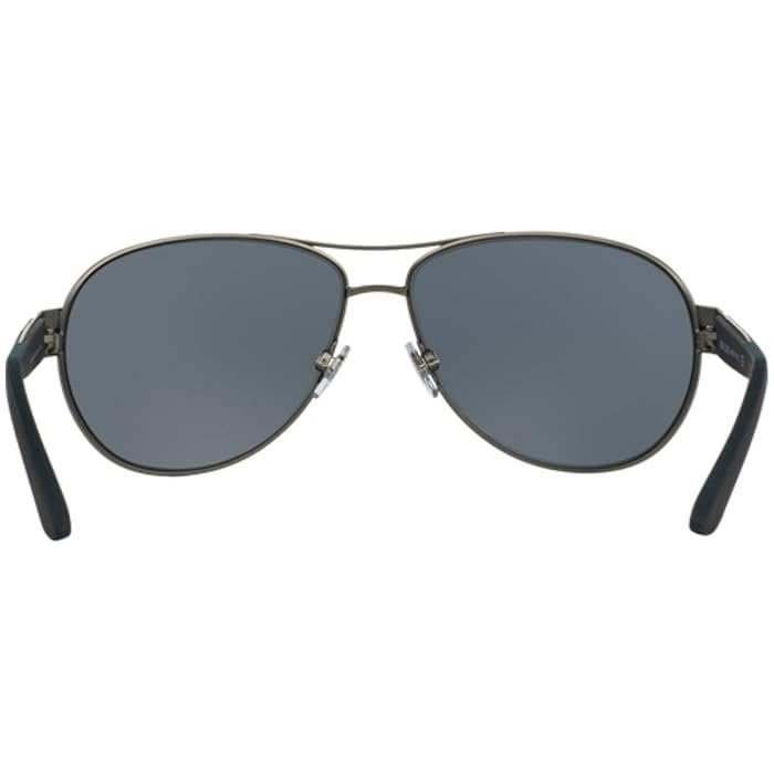 Giorgio Armani AR 6026 3003-81 Frames of Life-Matte Gunmetal Grey-Grey Polarized by Giorgio Armani for Men - 58-15-140 mm Sunglasses