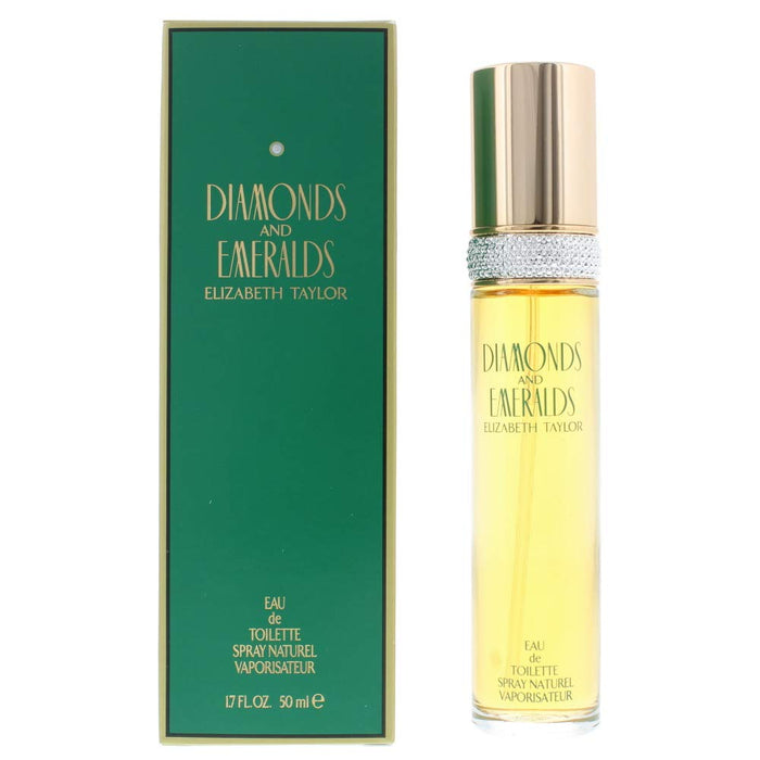 Diamantes y esmeraldas de Elizabeth Taylor para mujeres - Spray EDT de 1,7 oz