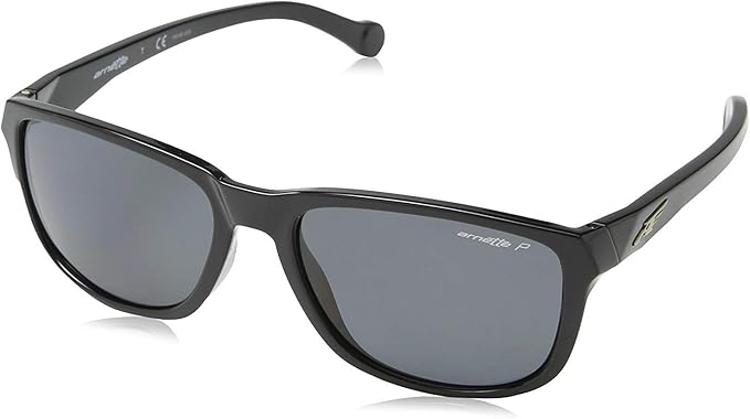 Arnette AN 4214 41-81 Straight Cut - Black-Grey Polarized by Arnette for Unisex - 58-17-145 mm Sunglasses