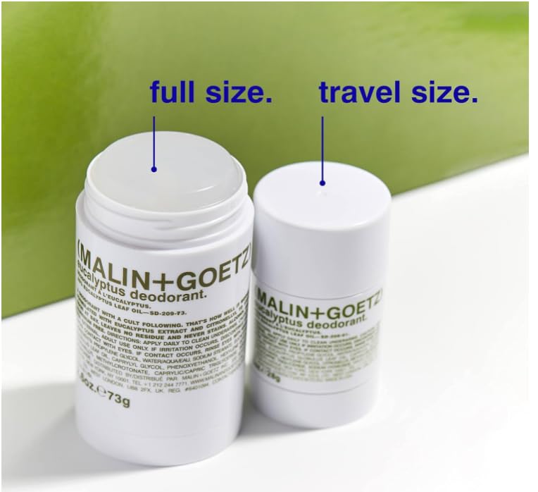 Eucalyptus Deodorant Stick by Malin + Goetz for Unisex - 2.6 oz Deodorant Stick