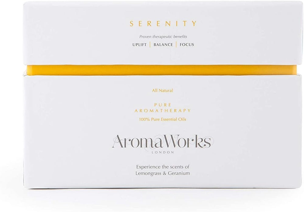 Serenity Candle 3 Wick Large by Aromaworks for Unisex - 14.1 oz Candle