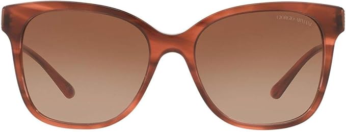 Giorgio Armani AR 8074 5488-13 - Striped Brown-Brown Gradient by Giorgio Armani for Women - 54-17-140 mm Sunglasses