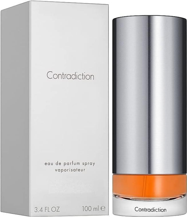 Contradiction de Calvin Klein pour femme - Spray EDP 3,4 oz (sans boîte)