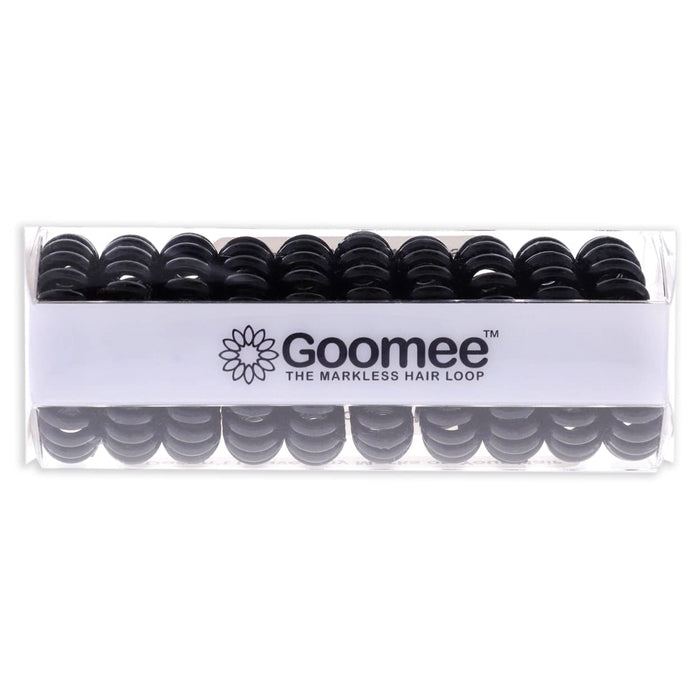 The Markless Hair Loop Set - Black by Goomee for Women - 10 Pc Hair Tie