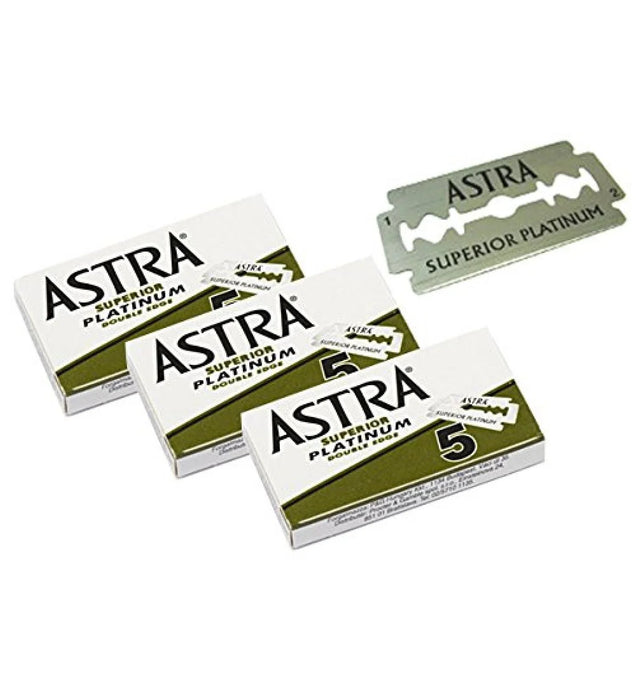 Astra Superior Platinum Double Edge Safety Razor Blade - 5000 Count