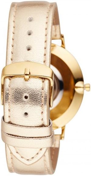 AO-188 Hygge - Gold/White Dial/Gold Leather Strap Watch by Andreas Osten for Women - 1 Pc Watch