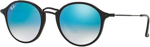 Ray Ban RB 2447 901-40 - Black-Blue Gradient Flash by Ray Ban for Unisex - 49-21-145 mm Sunglasses