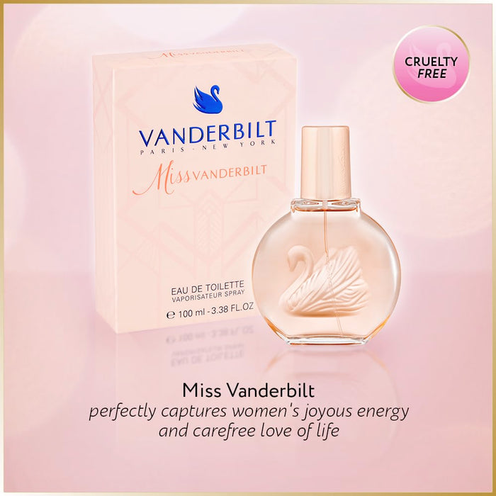 Miss Vanderbilt by Gloria Vanderbilt for Women - 3.38 oz EDT Spray