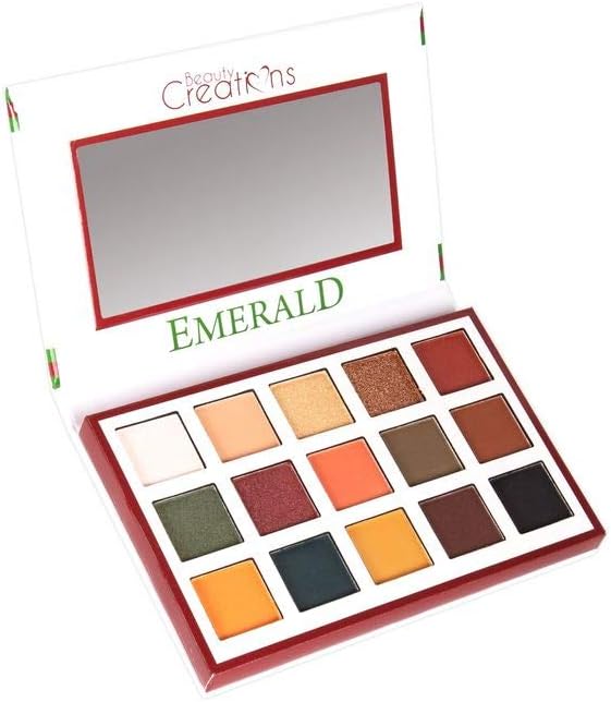 BEAUTY CREATIONS Palette de fards à paupières Esmeralda 15 couleurs