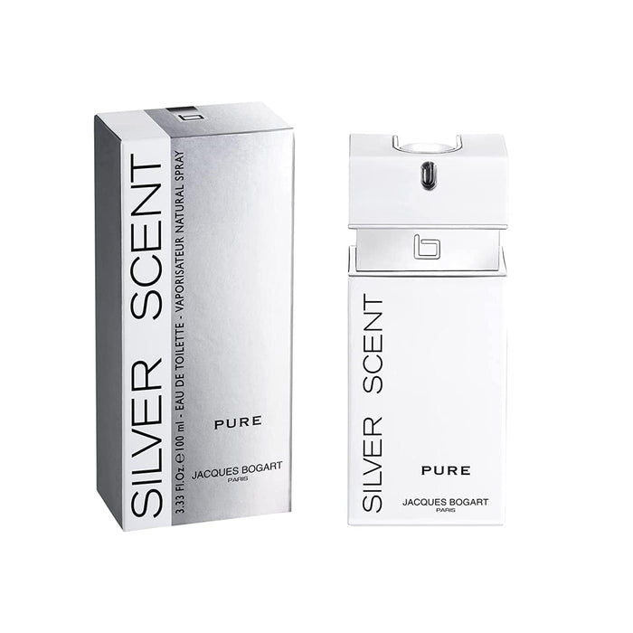 Silver Scent Pure by Jacques Bogart for Men - 3.3 oz EDT Spray