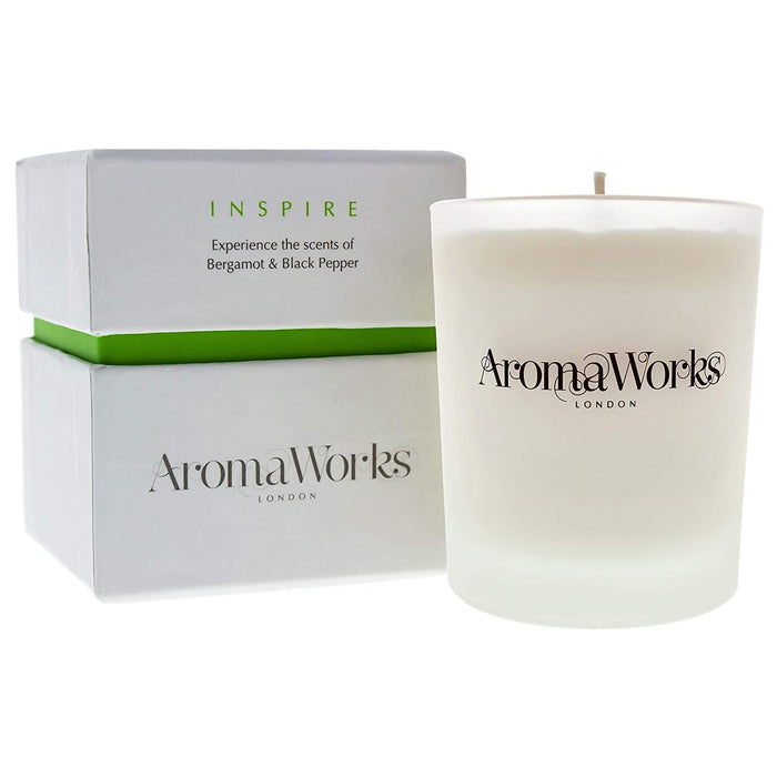 Inspire Candle Small by Aromaworks for Unisex - 2.65 oz Candle