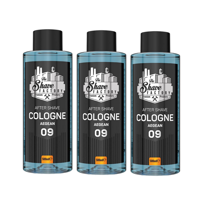 The Shave Factory No. 9 Aegean Aftershave Cologne (Multipack)
