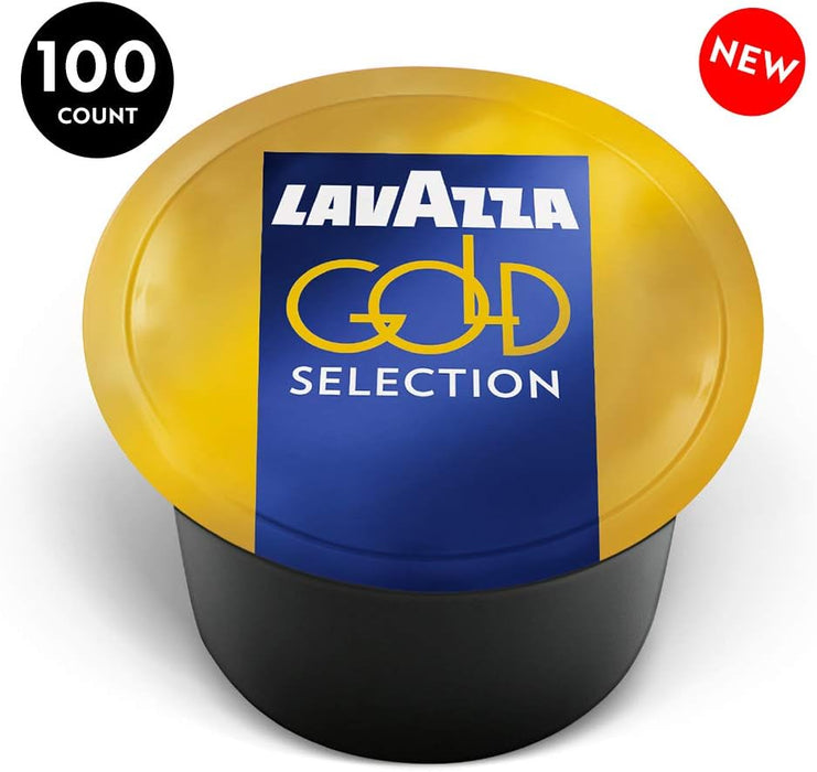 Blue Gold Selection Roast Ground Coffee Pods by Lavazza - 100 Pods Coffee