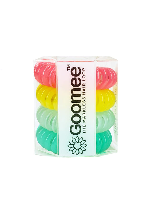 Ensemble de boucles pour cheveux Active The Markless - Glow The Distance par Goomee pour femme - Élastique à cheveux 4 pièces