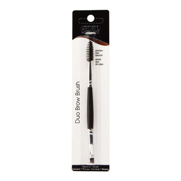 ARDELL Duo Brow Brush - Black / Silver