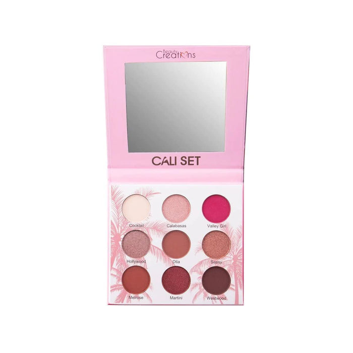 BEAUTY CREATIONS Cali Set Eyeshadow Palette Display Set, 12 pcs