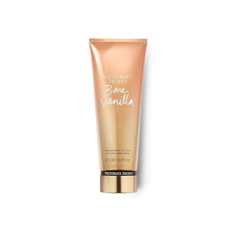 Loción con fragancia Bare Vanilla de Victorias Secret para mujeres - Loción corporal de 8 oz - Paquete de 2