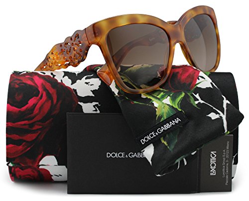 Dolce and Gabbana DG 4264 512-13 - Blonde Havane de Dolce and Gabbana pour Femme - Lunettes de soleil 55-16-140 mm