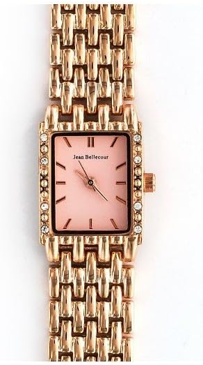 REDS25-RGP Comtesse - Rose Gold Stainless Steel Bracelet Watch by Jean Bellecour for Women - 1 Pc Watch