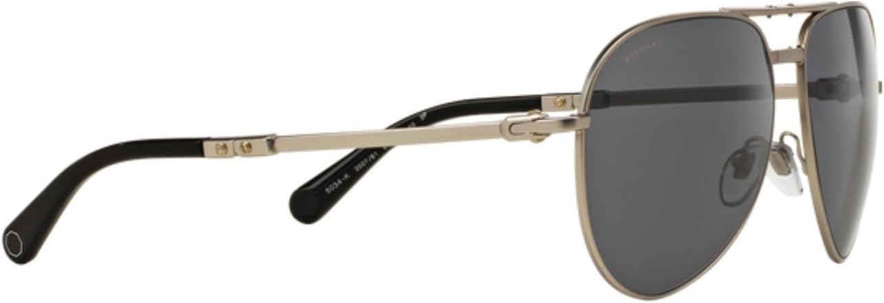 Bvlgari BV5034K 2007-81 - Silver-Grey Polarized by Bvlgari for Men - 60-15-140 mm Sunglasses