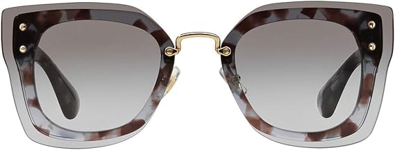 Miu Miu MU 04R UAH-3H0 - Lilac Havana-Grey by Miu Miu for Women - 67-16-140 mm Sunglasses