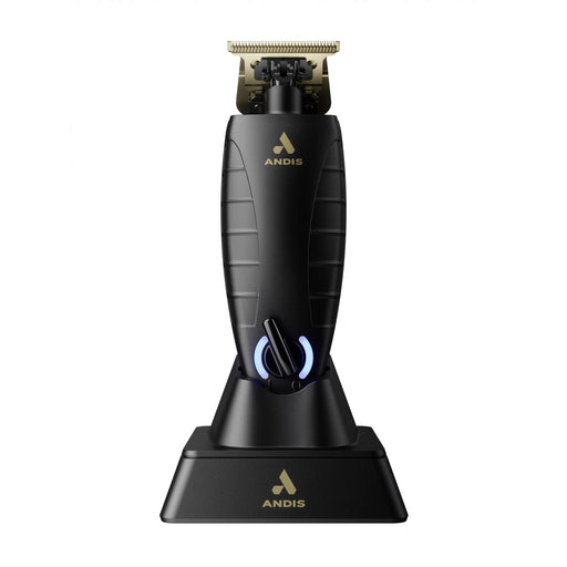Andis 74150 GTX-EXO Professional Cord/Cordless Lithium-ion Electric Beard & Hair Trimmer with Charging Stand, Black - BarberSets