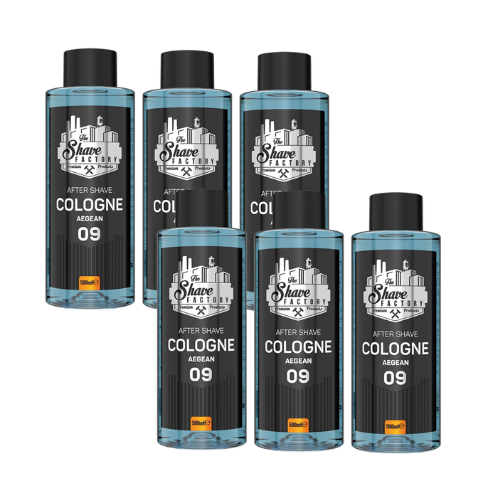 The Shave Factory No. 9 Aegean Aftershave Cologne (Multipack)