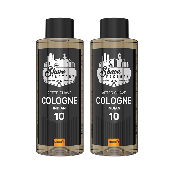 The Shave Factory No. 10 Indian Aftershave Cologne (Multipack)