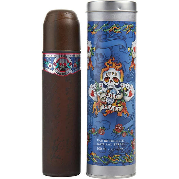 Cuba Wild Heart de Cuba para hombres - Spray EDT de 3.3 oz