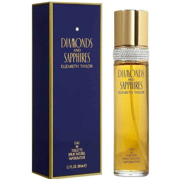 Diamantes y zafiros de Elizabeth Taylor para mujeres - Spray EDT de 3,3 oz