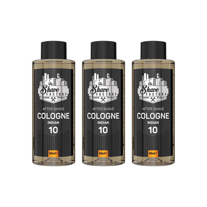 The Shave Factory No. 10 Indian Aftershave Cologne (Multipack)