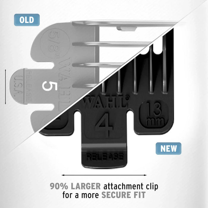 Wahl 1-4 Cutting Guide Comb Set - Black