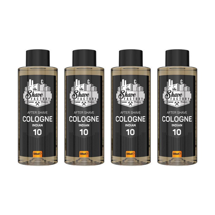 The Shave Factory No. 10 Indian Aftershave Cologne (Multipack)