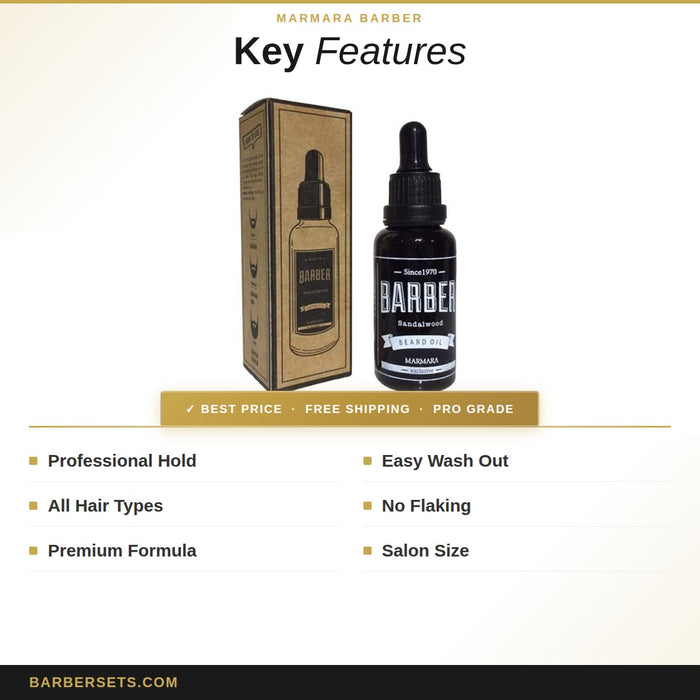 MARMARA BARBER BARBER BEARD SET TOBACCO & VANILLA