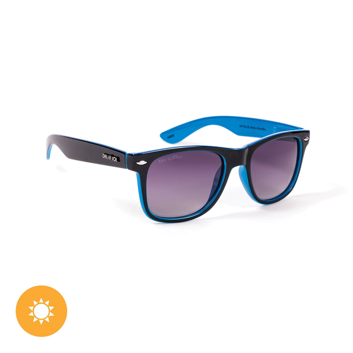 Solize Surf City - Bleu clair-Bleu par DelSol pour unisexe - Lunettes de soleil 1 pièce