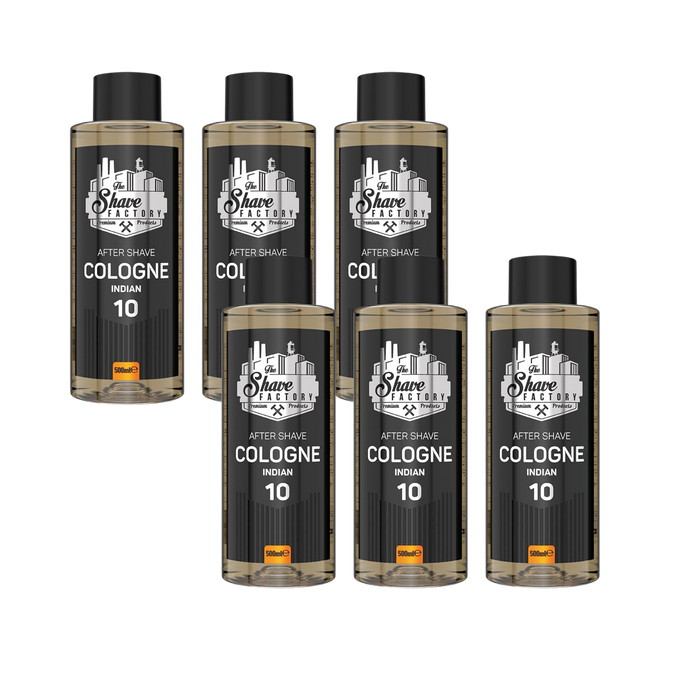 The Shave Factory No. 10 Indian Aftershave Cologne (Multipack)