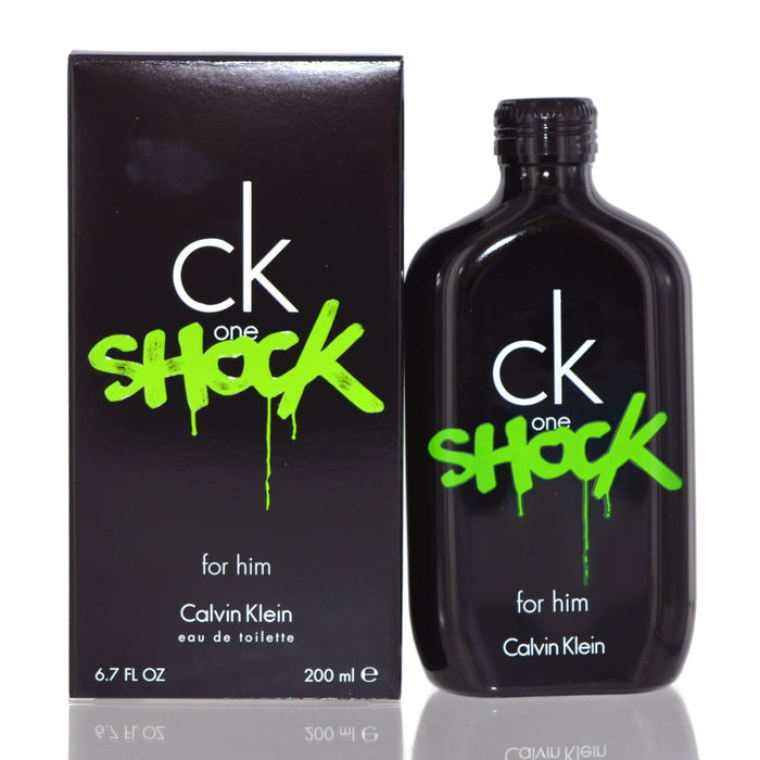 CK One Shock For Him de Calvin Klein pour homme - Vaporisateur EDT de 6,7 oz