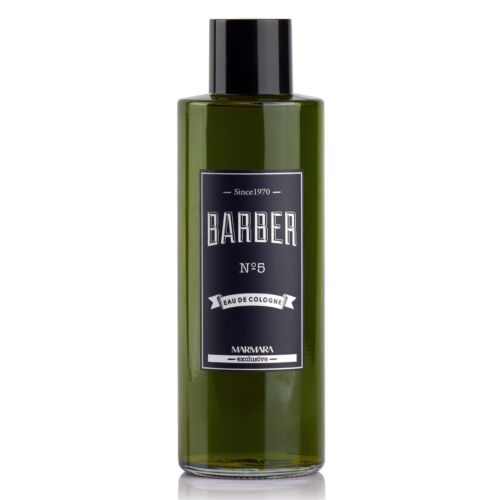 6 Bottle (No 1 to 6) Marmara Barber Eau De Cologne Aftershave 500 ml