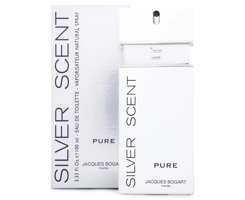 Silver Scent Pure by Jacques Bogart for Men - 3.3 oz EDT Spray