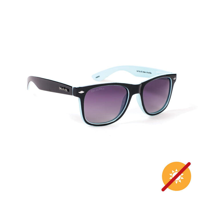 Solize Surf City - Bleu clair-Bleu par DelSol pour unisexe - Lunettes de soleil 1 pièce