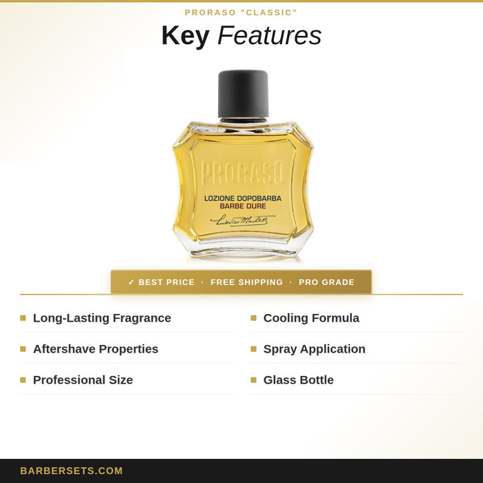 PRORASO "CLASSIC" Proraso Aftershave Lotion Red 100ml