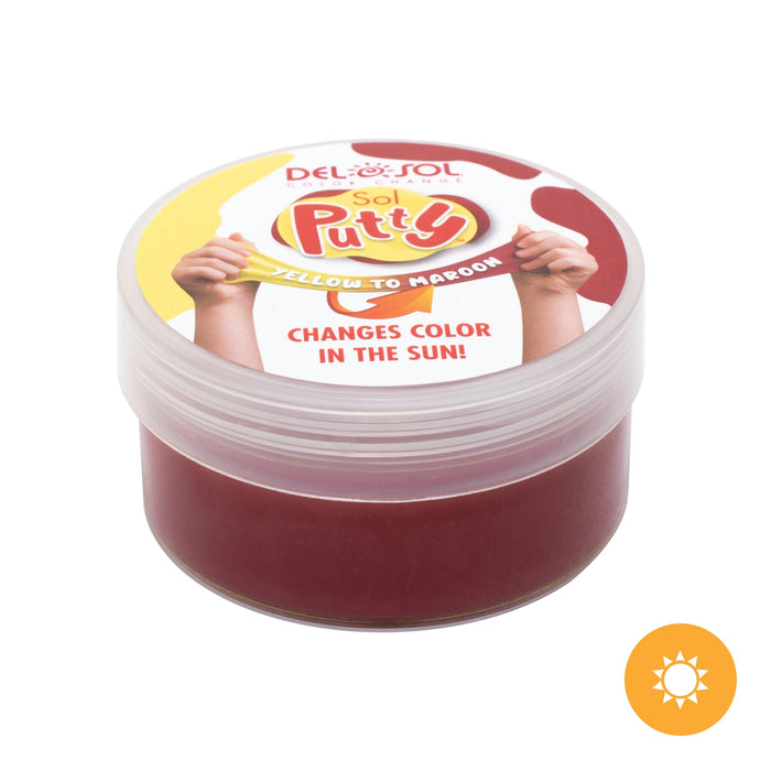 Color-Changing Sol Putty - Yellow to Red by DelSol for Unisex - 1 Pc Putty