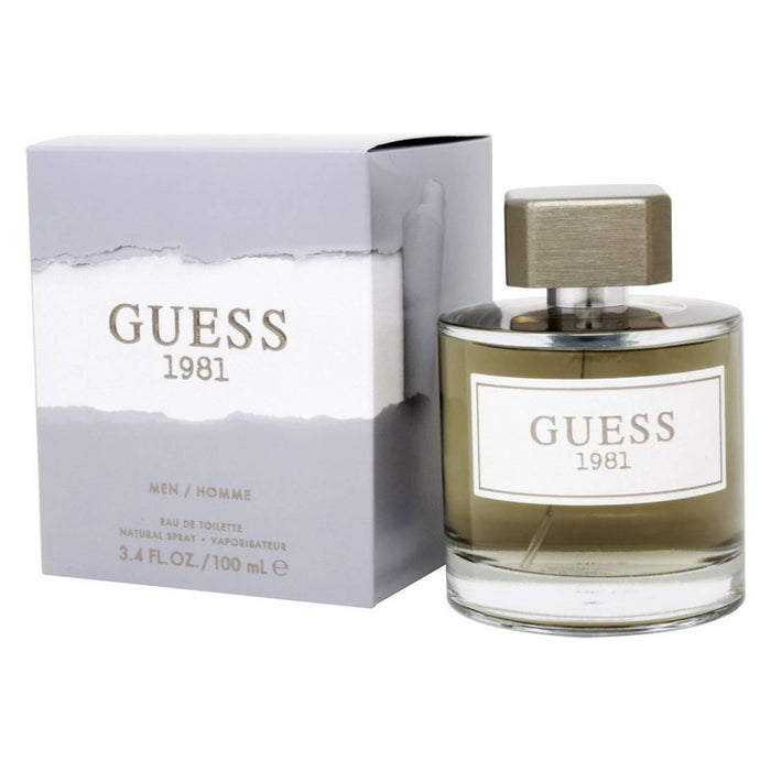 Guess 1981 de Guess para hombres - Spray EDT de 3,4 oz