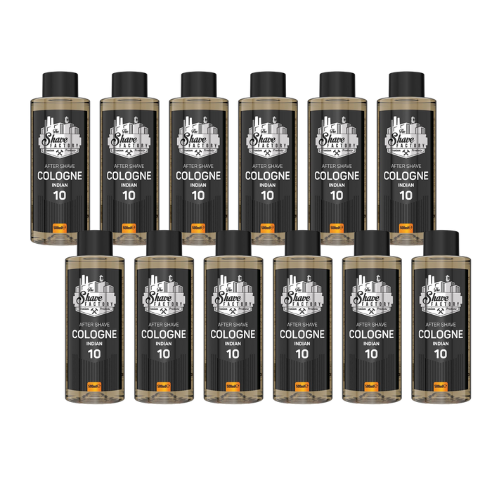 The Shave Factory No. 10 Indian Aftershave Cologne (Multipack)